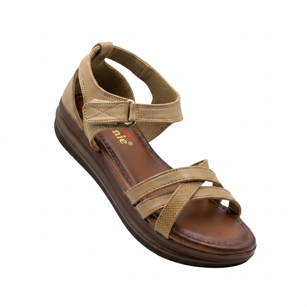 Women’s Comfort Wedge Sandals with Cushion Padding & PU Sole