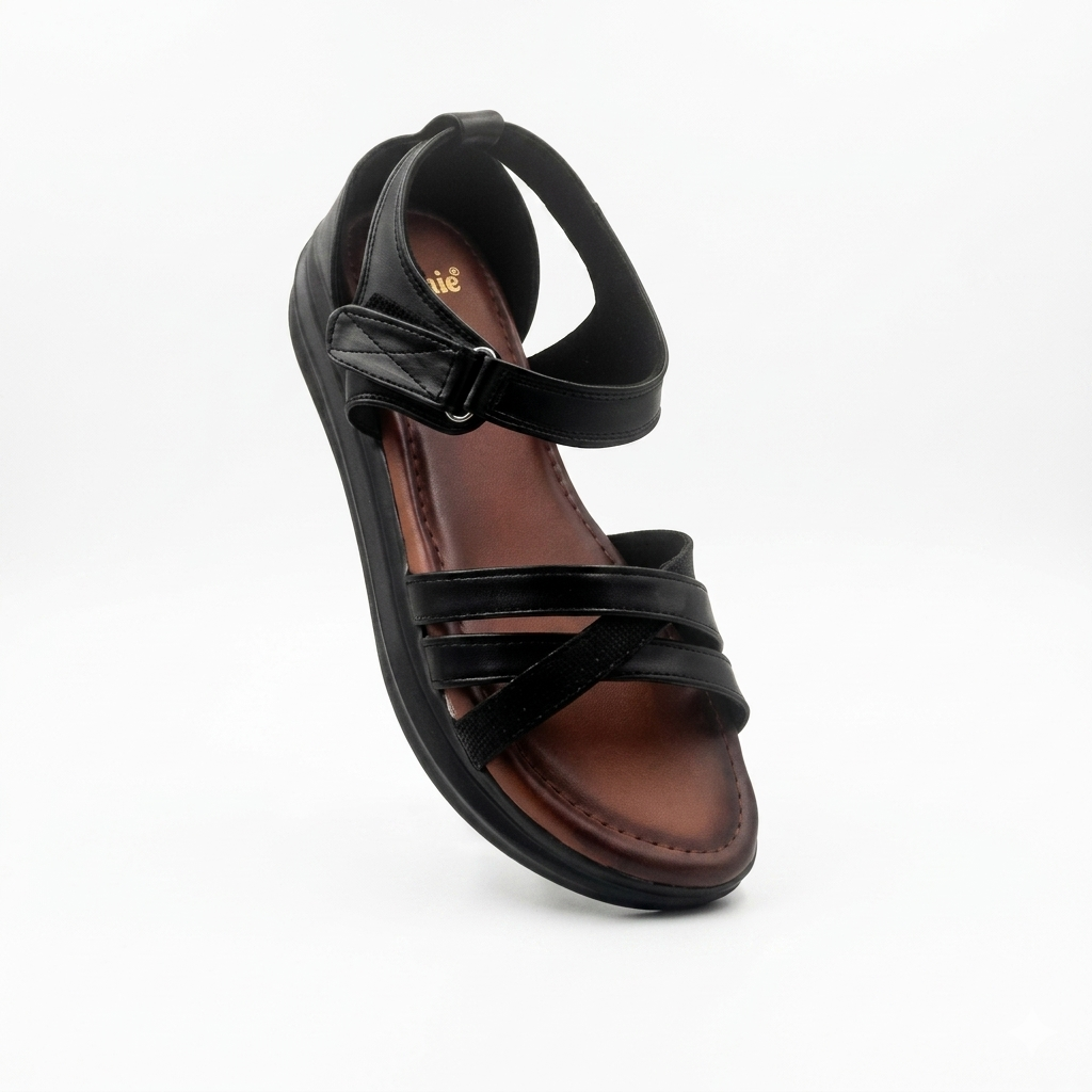 Women’s Comfort Wedge Sandals with Cushion Padding & PU Sole