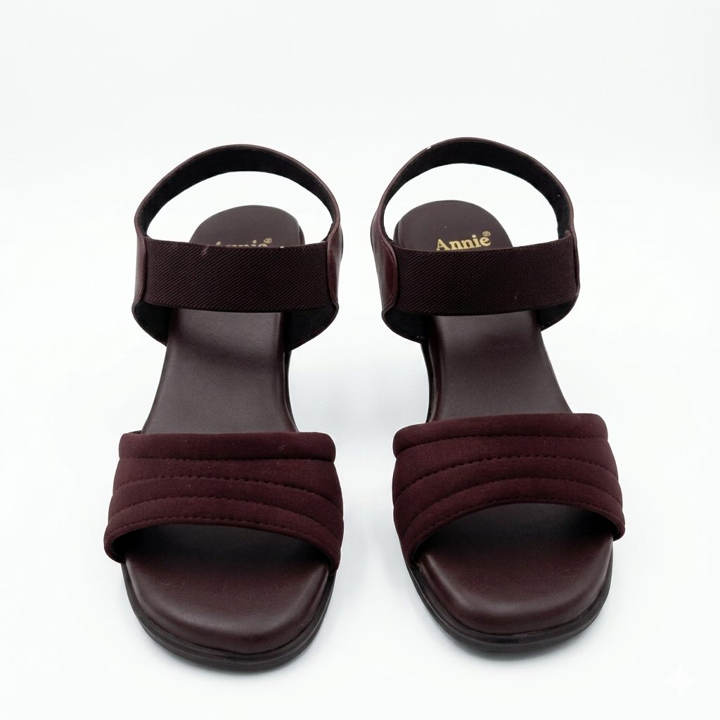 Women’s Block Heel Sandals with Lycra Upper & Cushion Padding