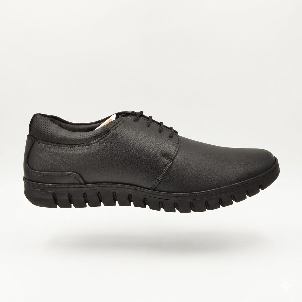 Men’s Orthopedic Casual Lace-Up Shoes with Arch Support & Cushion Padding