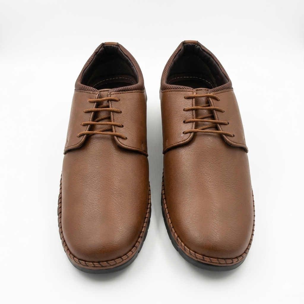 Men’s Orthopedic Casual Lace-Up Shoes with Arch Support & Cushion Padding