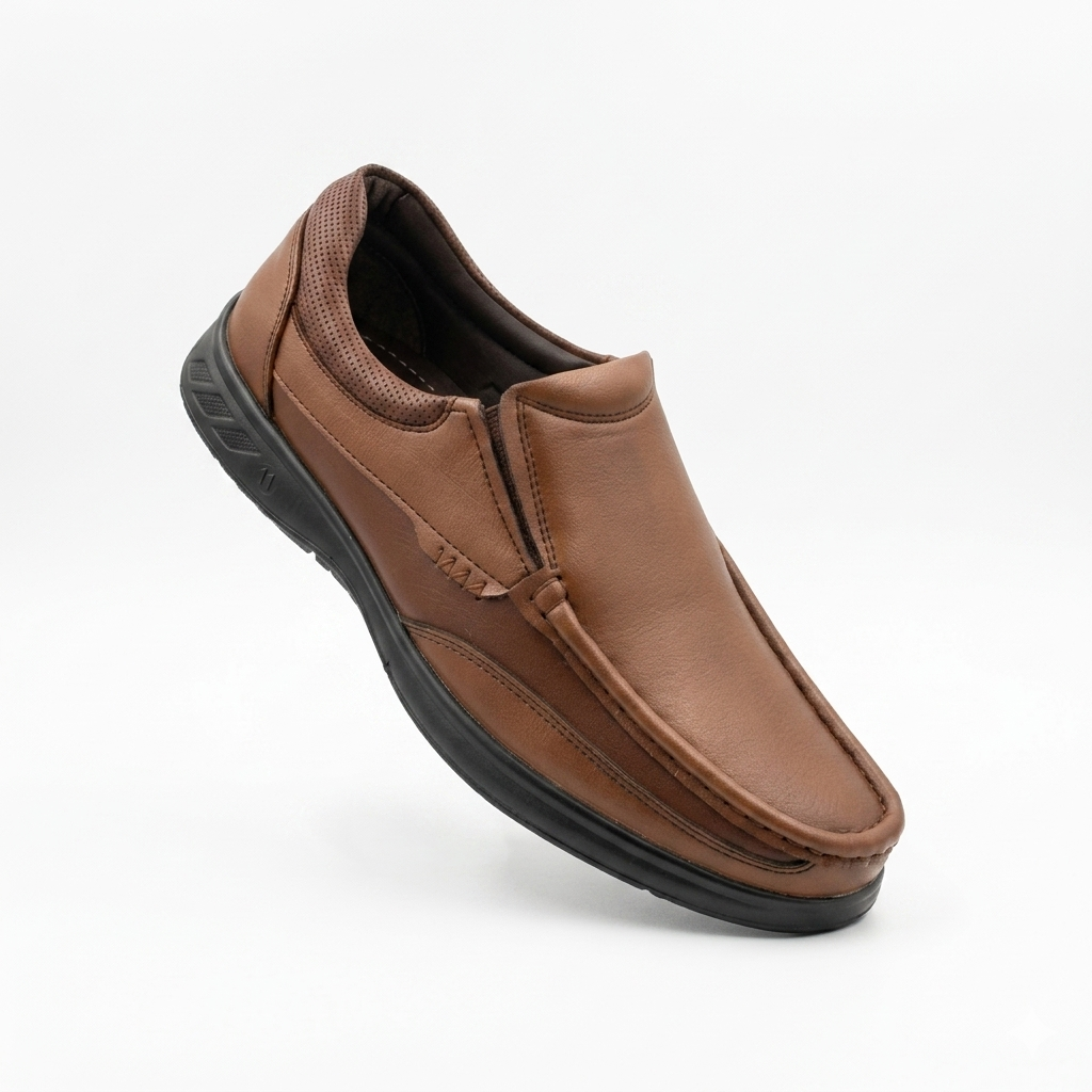Men’s Orthopedic Slip-On Casual Shoes with Arch Support & Cushion Padding
