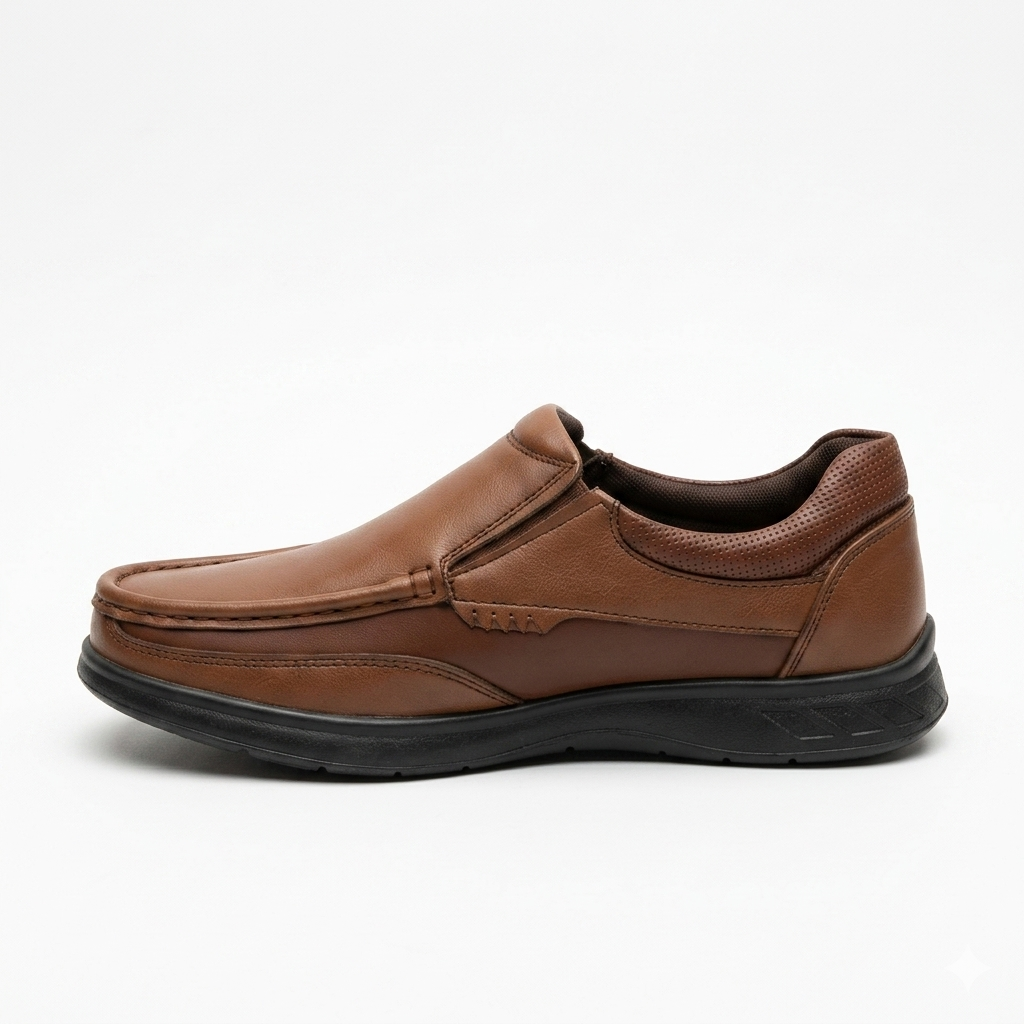 Men’s Orthopedic Slip-On Casual Shoes with Arch Support & Cushion Padding