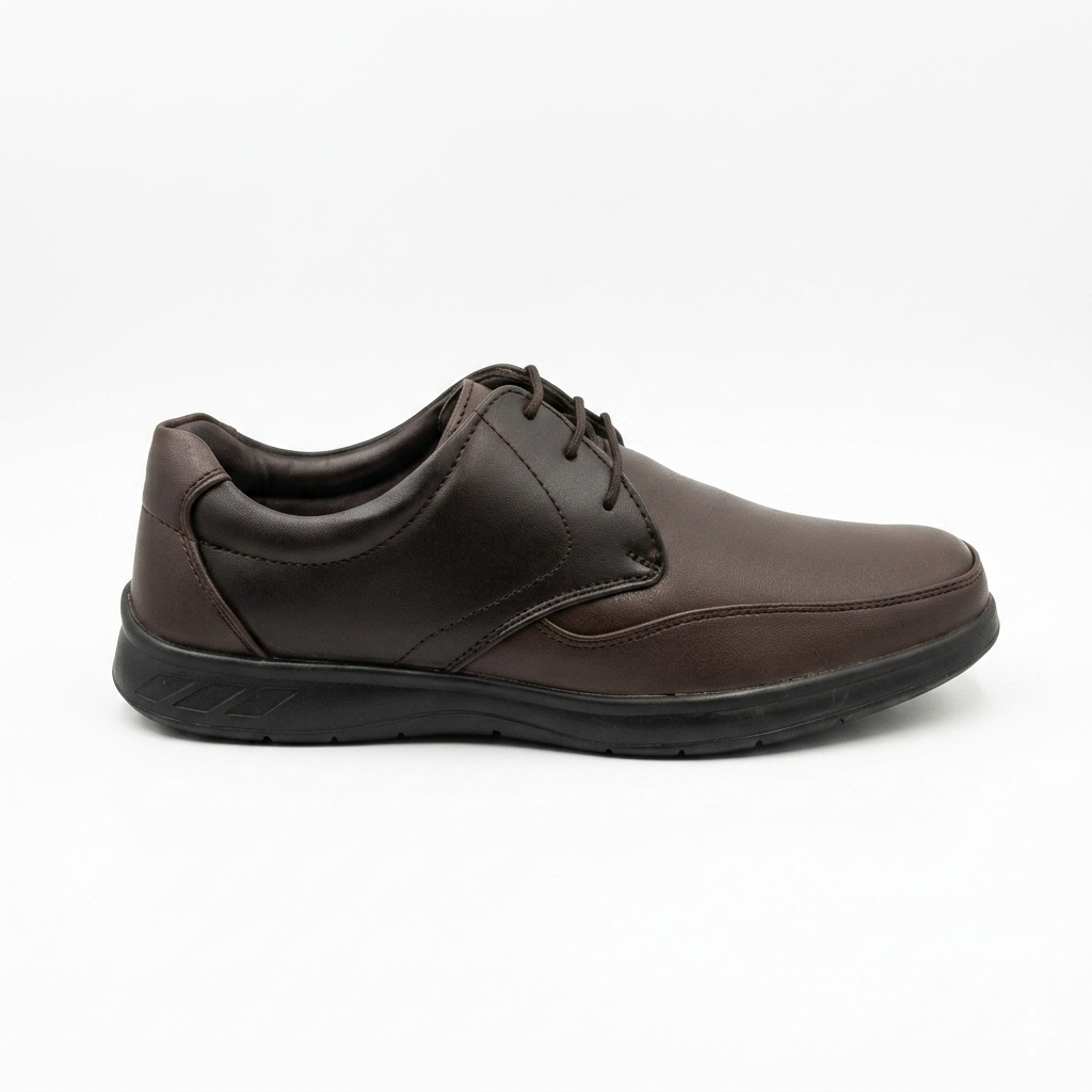 Men’s Orthopedic Lace-Up Casual Shoes with Arch Support & Cushioned Comfort