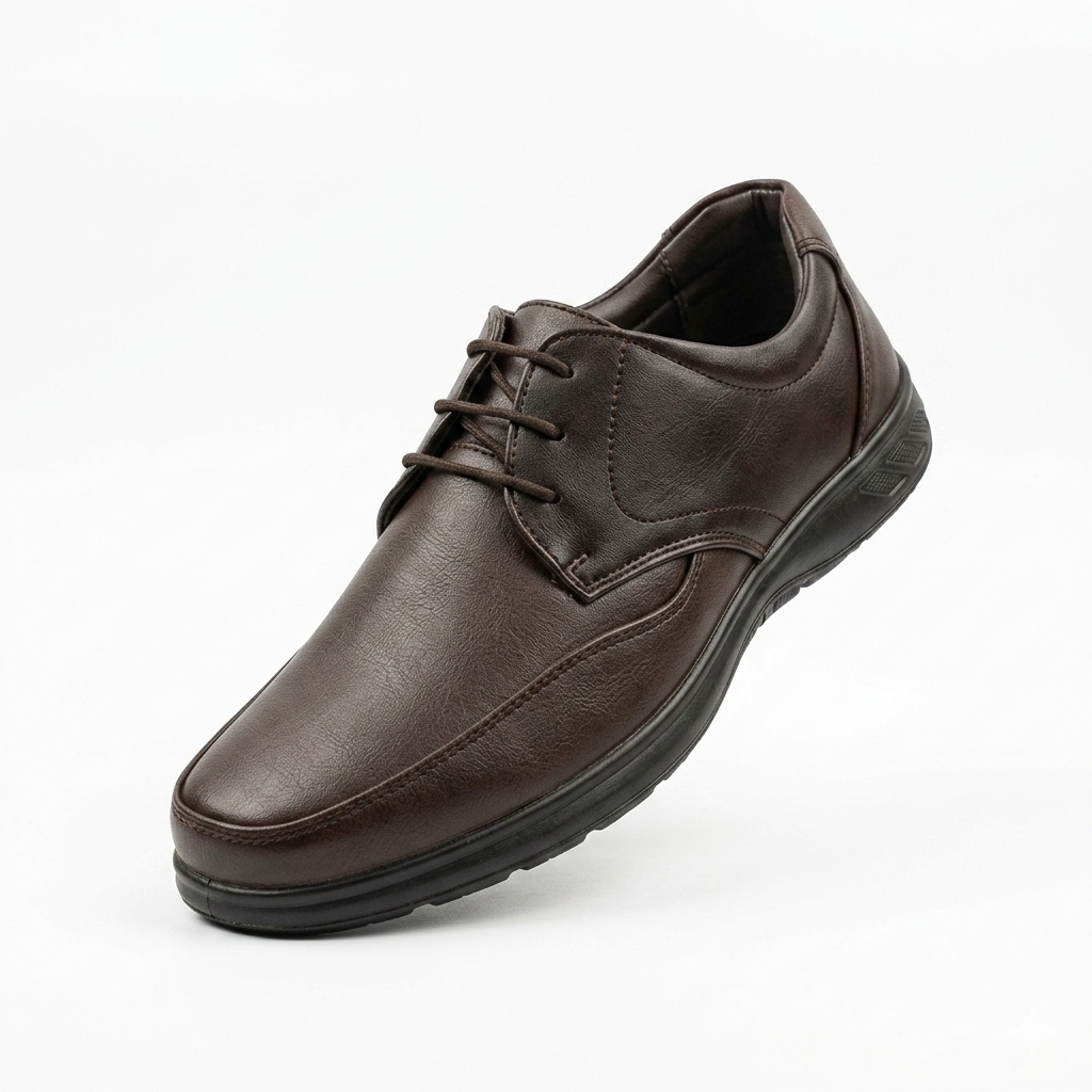 Men’s Orthopedic Lace-Up Casual Shoes with Arch Support & Cushioned Comfort