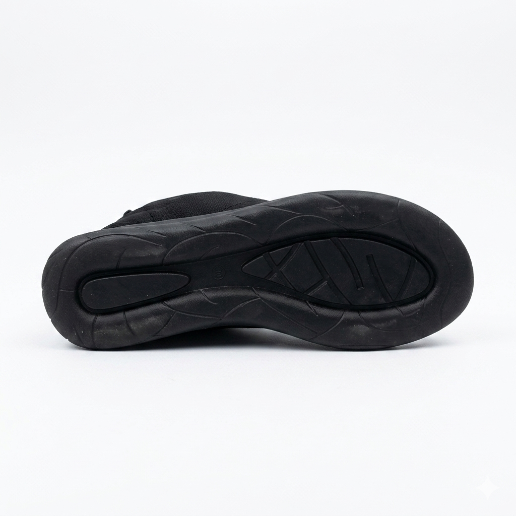 Women's Shimmer Metallic Pattern Toe-Loop chapple – Cushioned Comfort with Air Mix Sole
