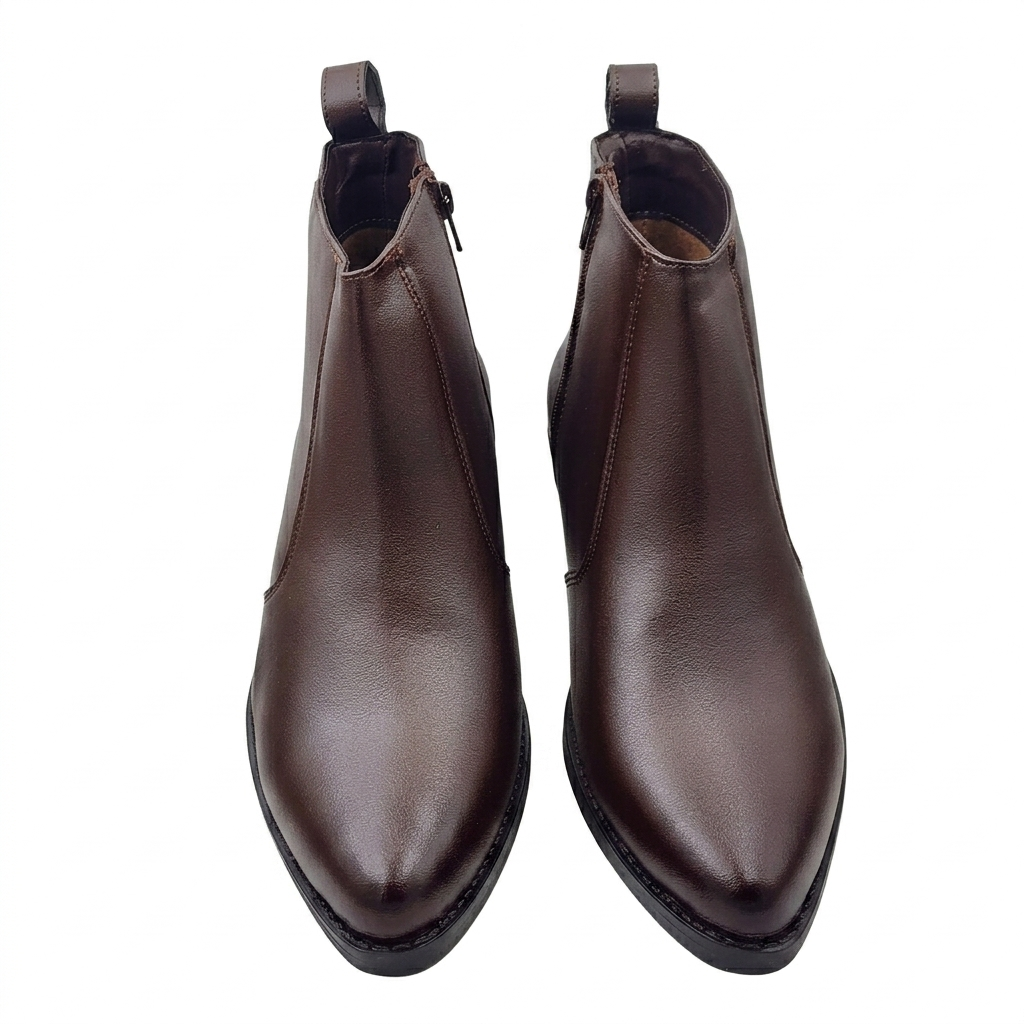 Men's Elegant Chelsea Boots | Synthetic Ankle Boots with Cushion Padding & Flexible PU Sole