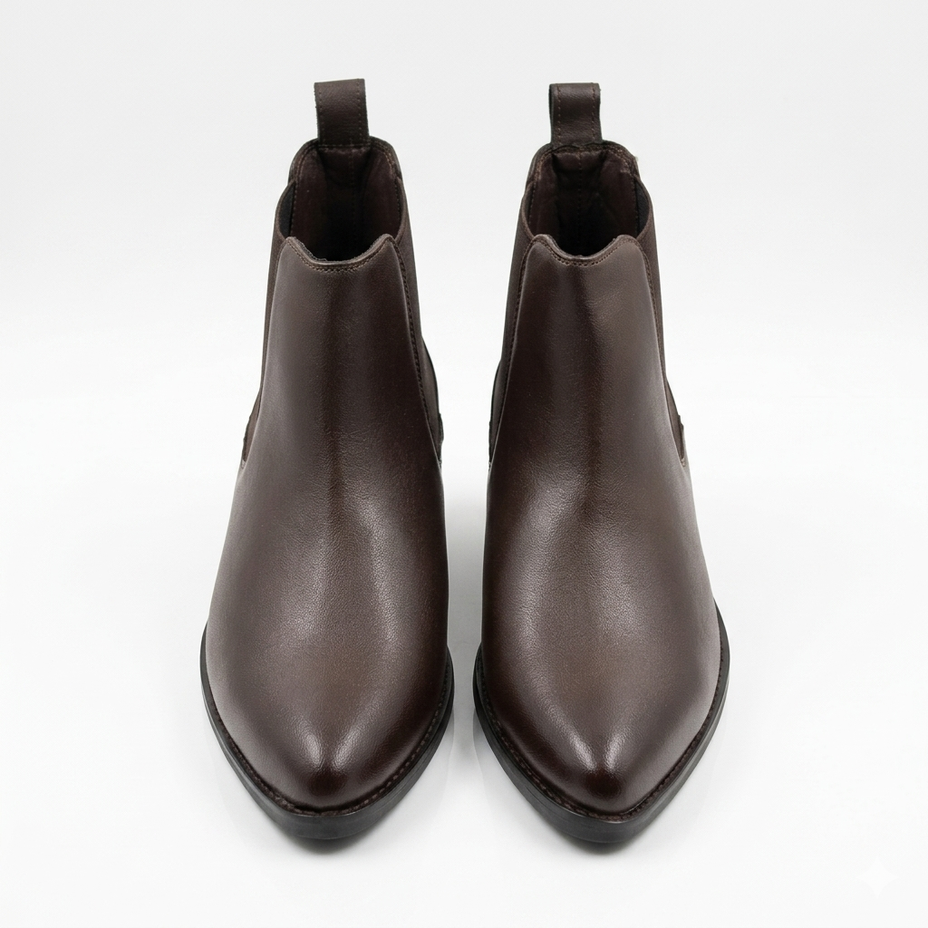 Men's Sleek Chelsea Boots | Premium Synthetic Ankle Boots with Cushion Padding & Flexible PU Sole
