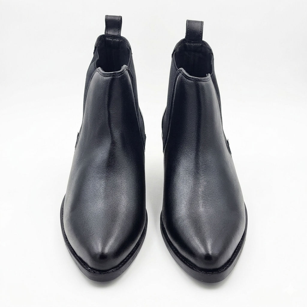 Men's Sleek Chelsea Boots | Premium Synthetic Ankle Boots with Cushion Padding & Flexible PU Sole