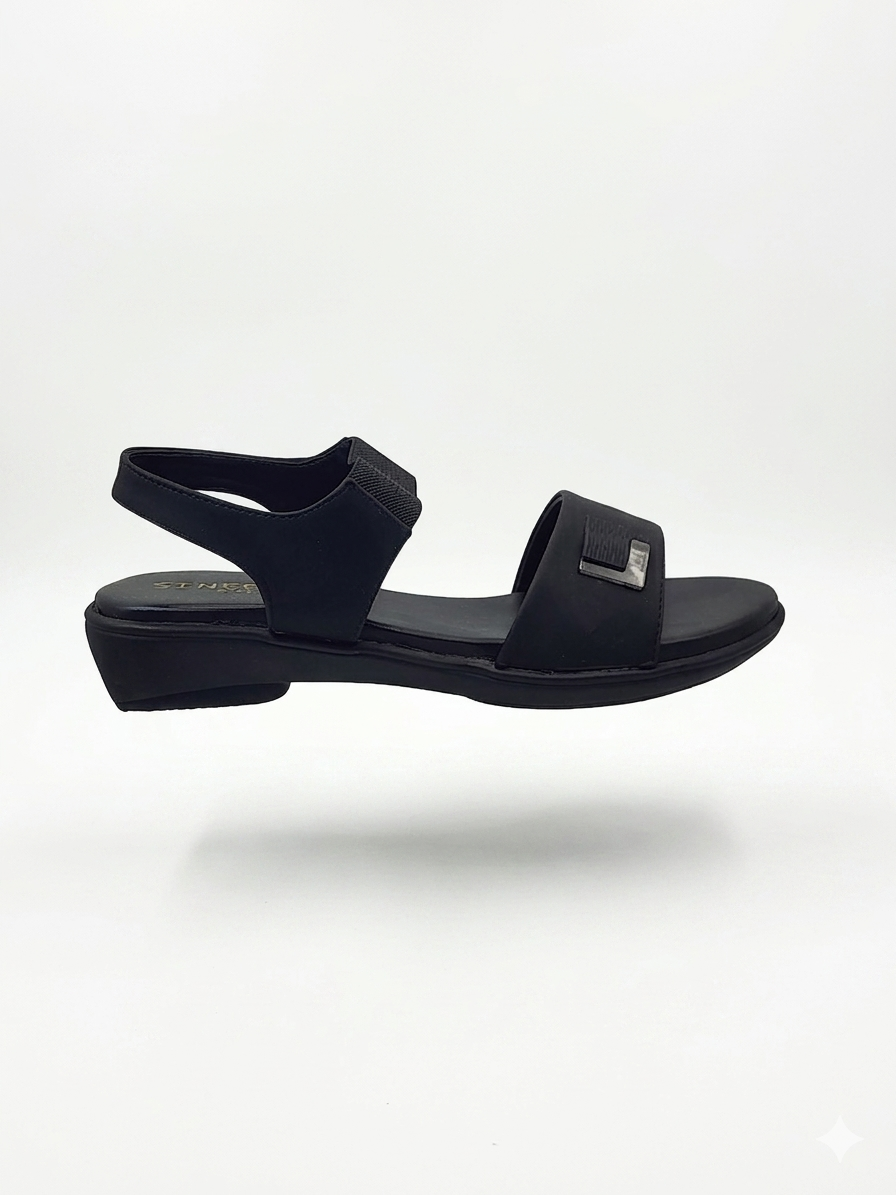 Women's Fashion Sporty Sandals | Lightweight Air Mix Sole Cushioned Slingback Flat Sandals