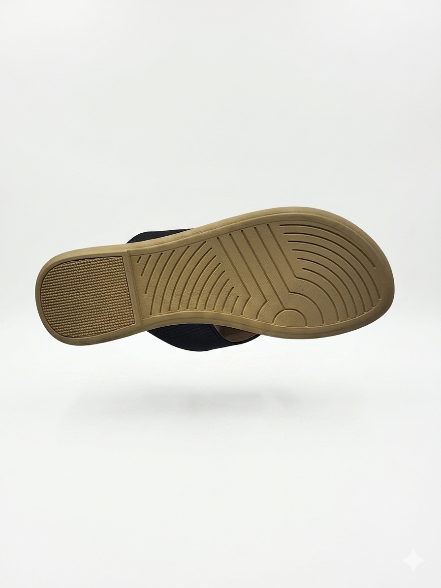 Women's Fashion Thong chapples | Lightweight Air Mix Sole Cushioned Daily Wear Flats