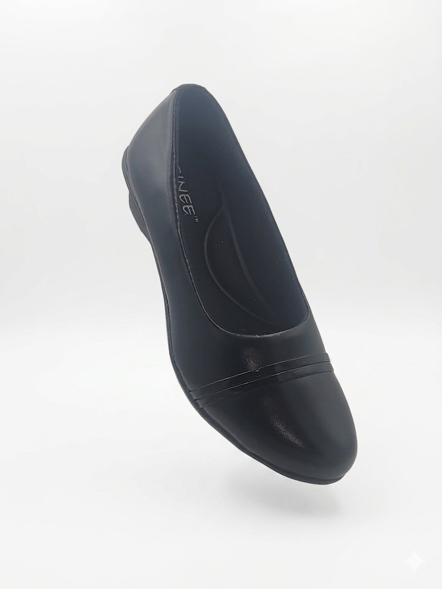 Women's Pointed-Toe Formal Dress Shoes | Lightweight Air Mix Sole Cushioned Bellies