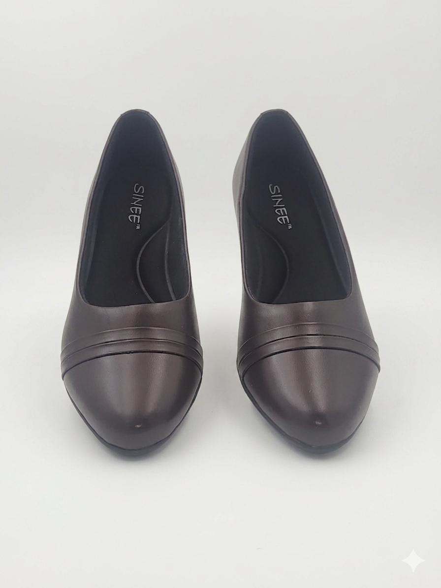 Women's Pointed-Toe Formal Dress Shoes | Lightweight Air Mix Sole Cushioned Bellies