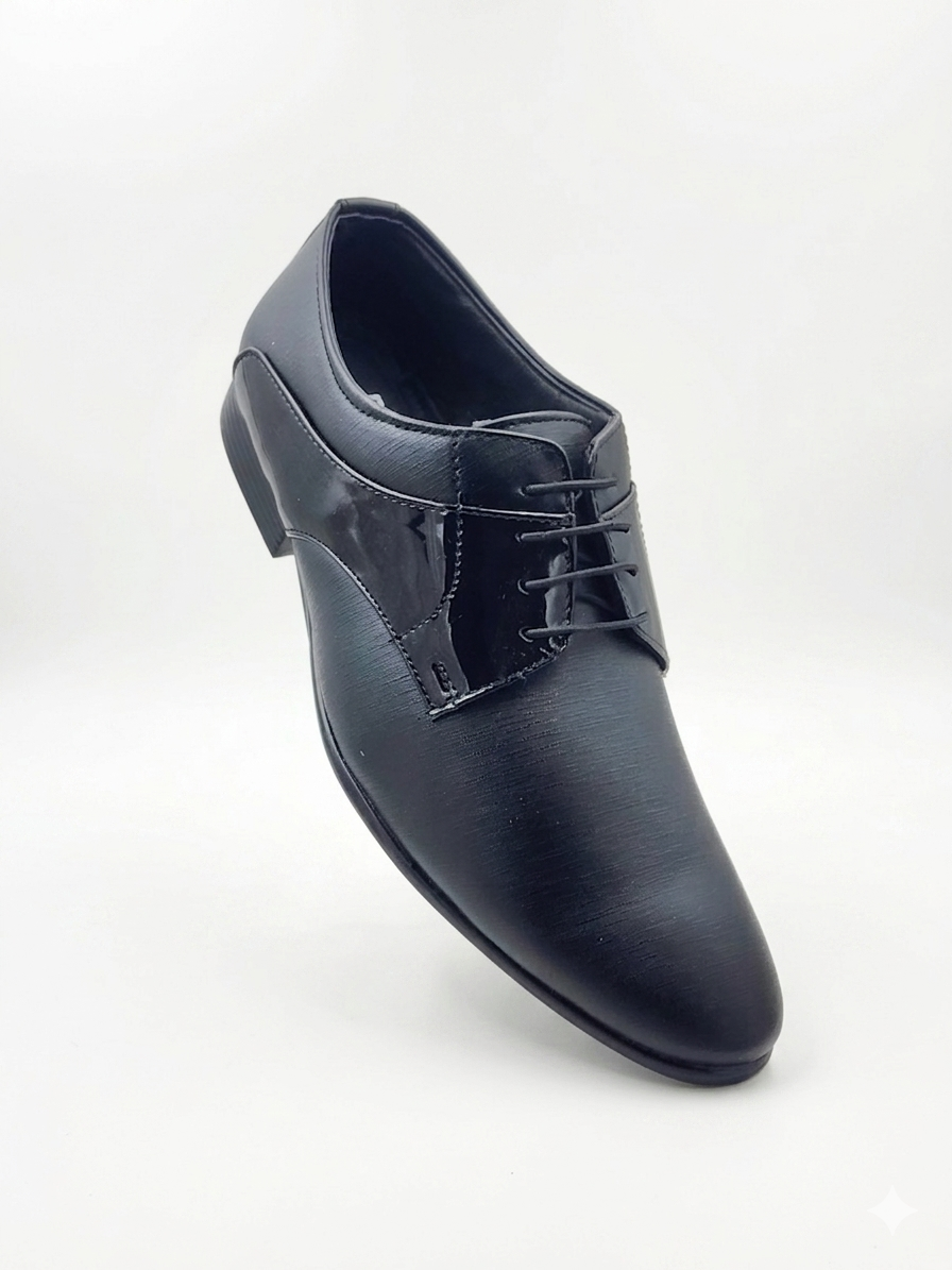 Men's Synthetic Formal Shoes | Lightweight PU Sole Cushion Padded Executive Lace-Ups