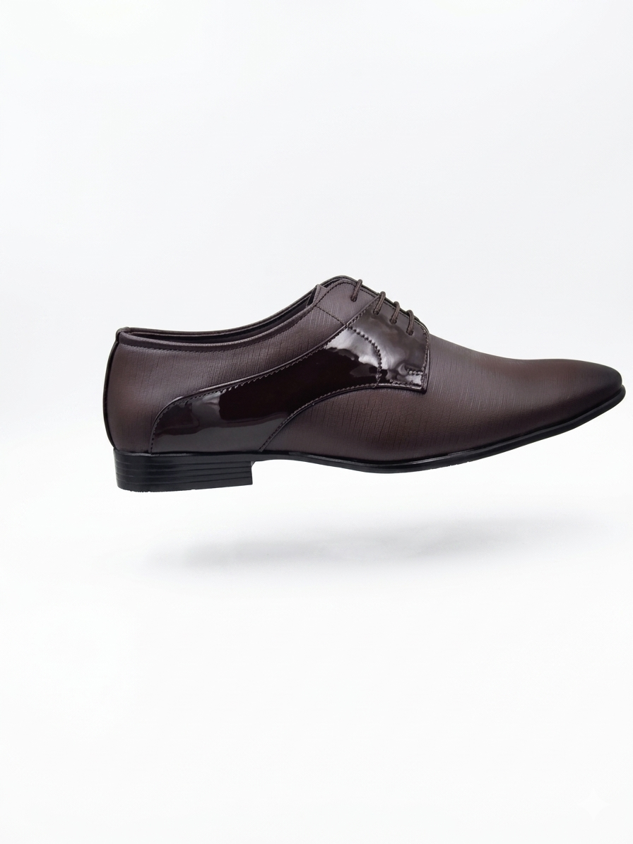 Men's Synthetic Formal Shoes | Lightweight PU Sole Cushion Padded Executive Lace-Ups