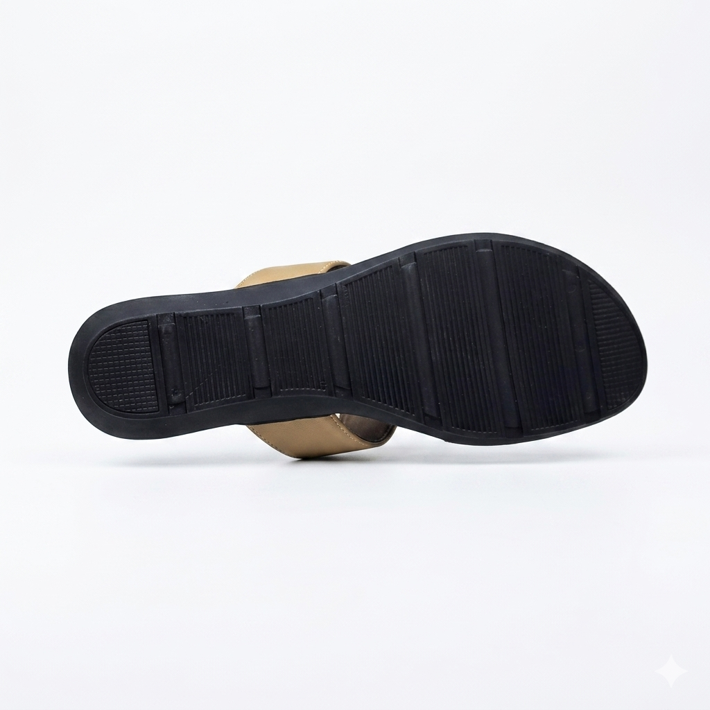 Women's Fashion Low Wedge chapples | Lightweight Air Mix Sole Stretch Lycra Comfort Mules