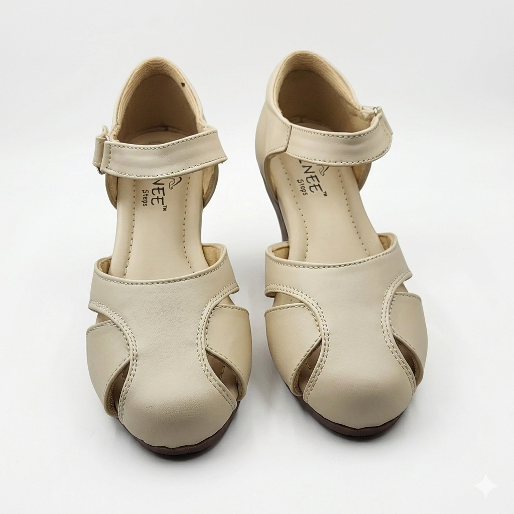 Women's Cushion Padding Fashion Sandals | Premium Synthetic Leather Upper with Air-Mix Comfort Sole & Adjustable Ankle Strap