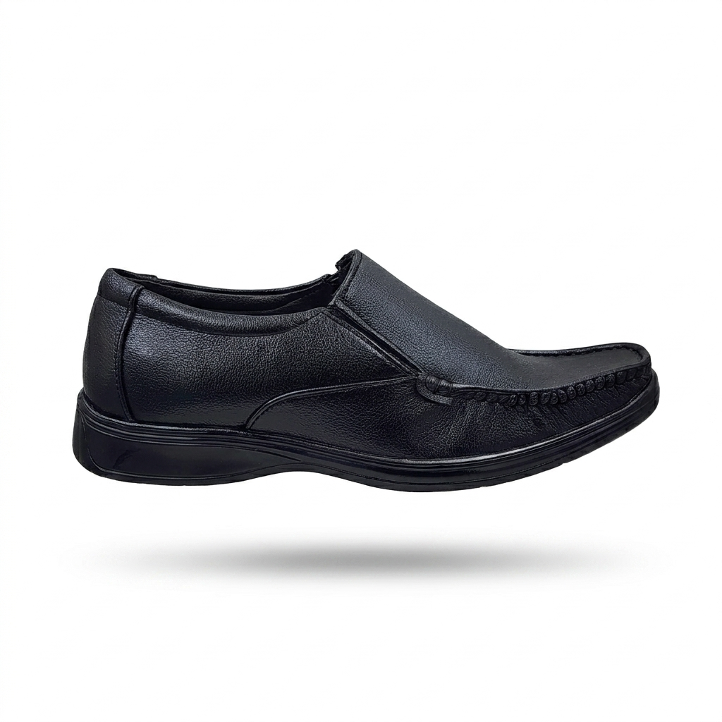 Men's Formal Derby Shoes | Comfortable Cushioned Dress Shoes for Office & Weddings | Lightweight PU Sole Textured Synthetic Leather Shoes for Men