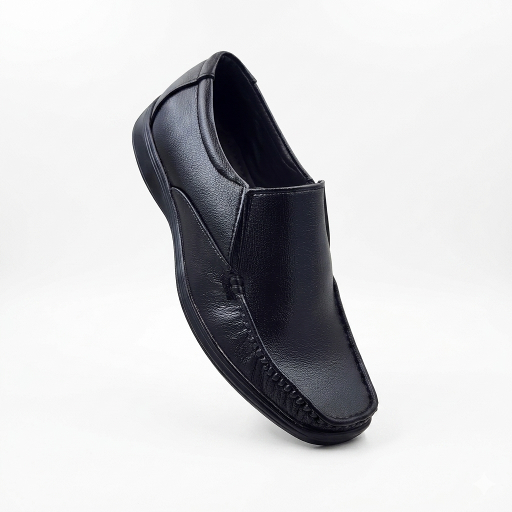 Men's Formal Derby Shoes | Comfortable Cushioned Dress Shoes for Office & Weddings | Lightweight PU Sole Textured Synthetic Leather Shoes for Men
