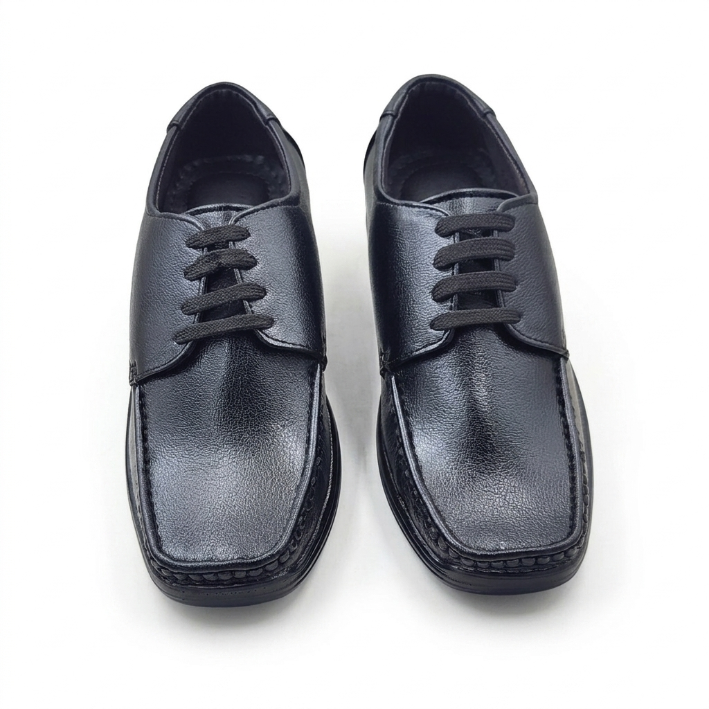 Men's Lace-Up Formal Wear Shoes – Lightweight PU Sole & Cushioned Comfort