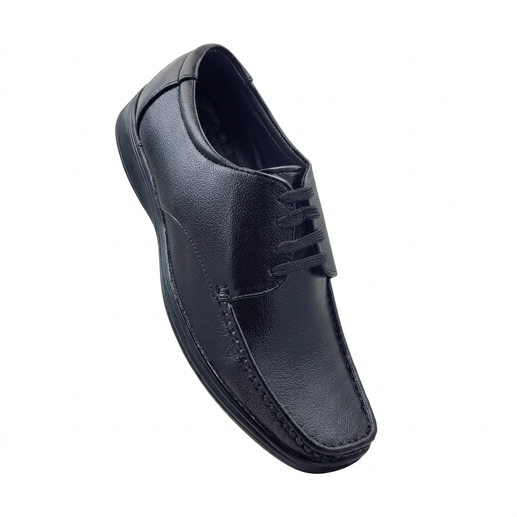 Men's Lace-Up Formal Wear Shoes – Lightweight PU Sole & Cushioned Comfort