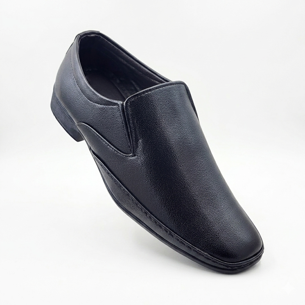 Men's Formal Slip-On Shoes for Corporate Office, Business Meetings & Formal Events, Synthetic Upper, Cushion Padding, and PU Sole