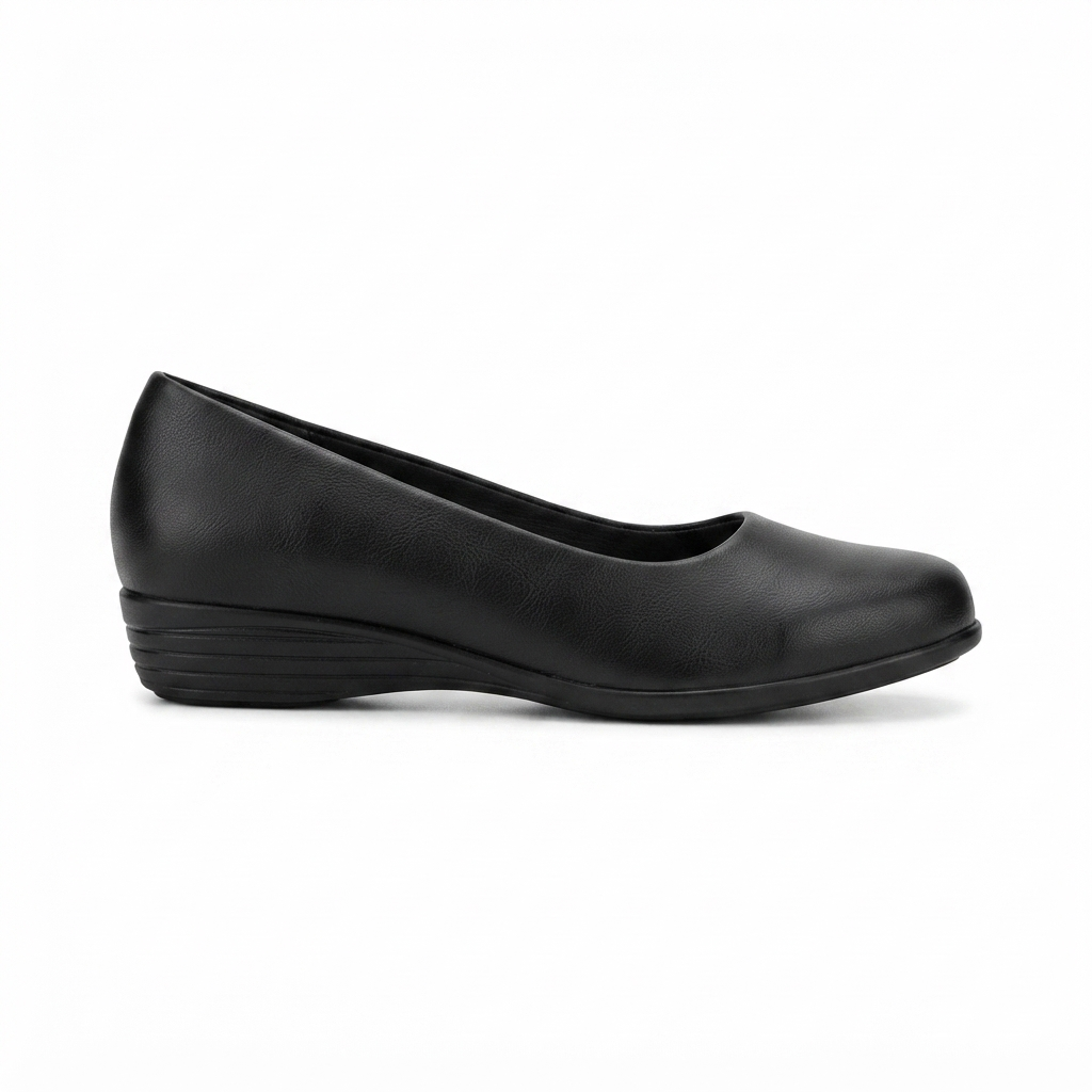 Women’s Fashion Comfortable Bellies | Synthetic Upper Cushioned Air Mix Sole Lightweight Slip-On Wedge Heel Shoes for Casual, Office & Daily Wear