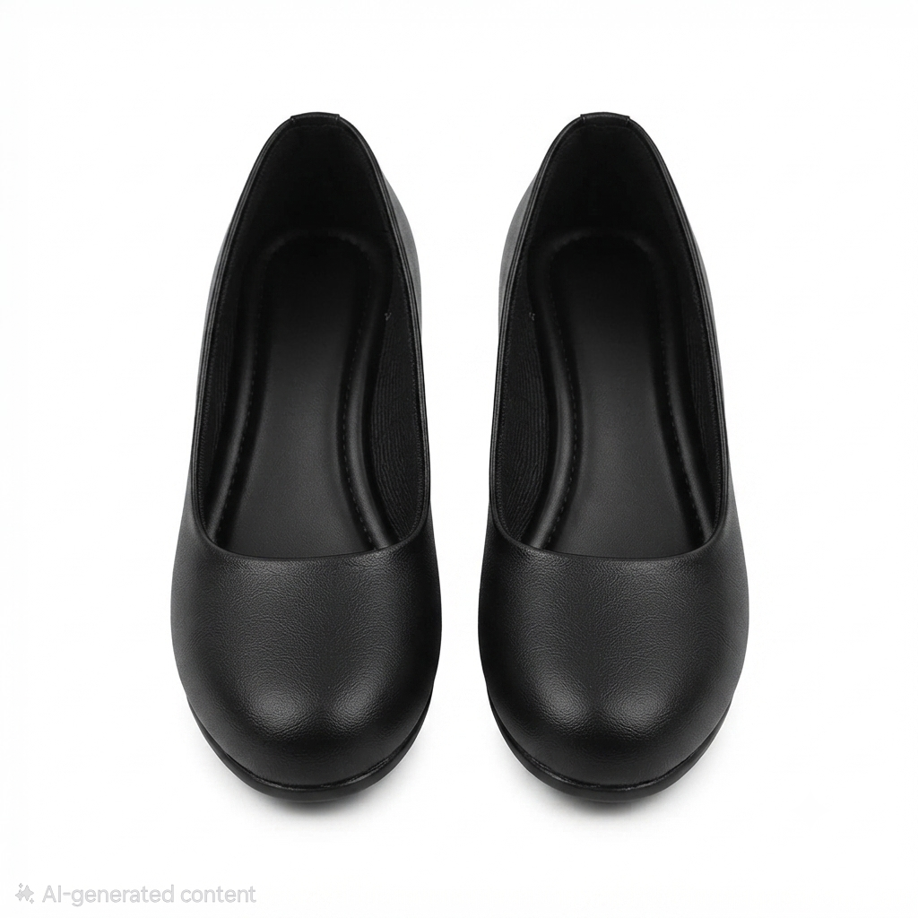 Women’s Fashion Comfortable Bellies | Synthetic Upper Cushioned Air Mix Sole Lightweight Slip-On Wedge Heel Shoes for Casual, Office & Daily Wear