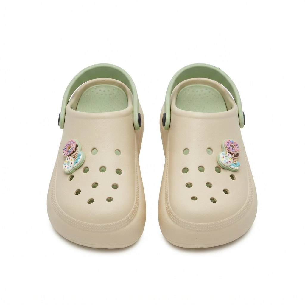 Lightweight EVA Clogs with Synthetic Upper | Cushioned Comfortable Slip-On Footwear with Back Strap | Breathable Casual Clogs for Daily Wear, Walking & Outdoor Use