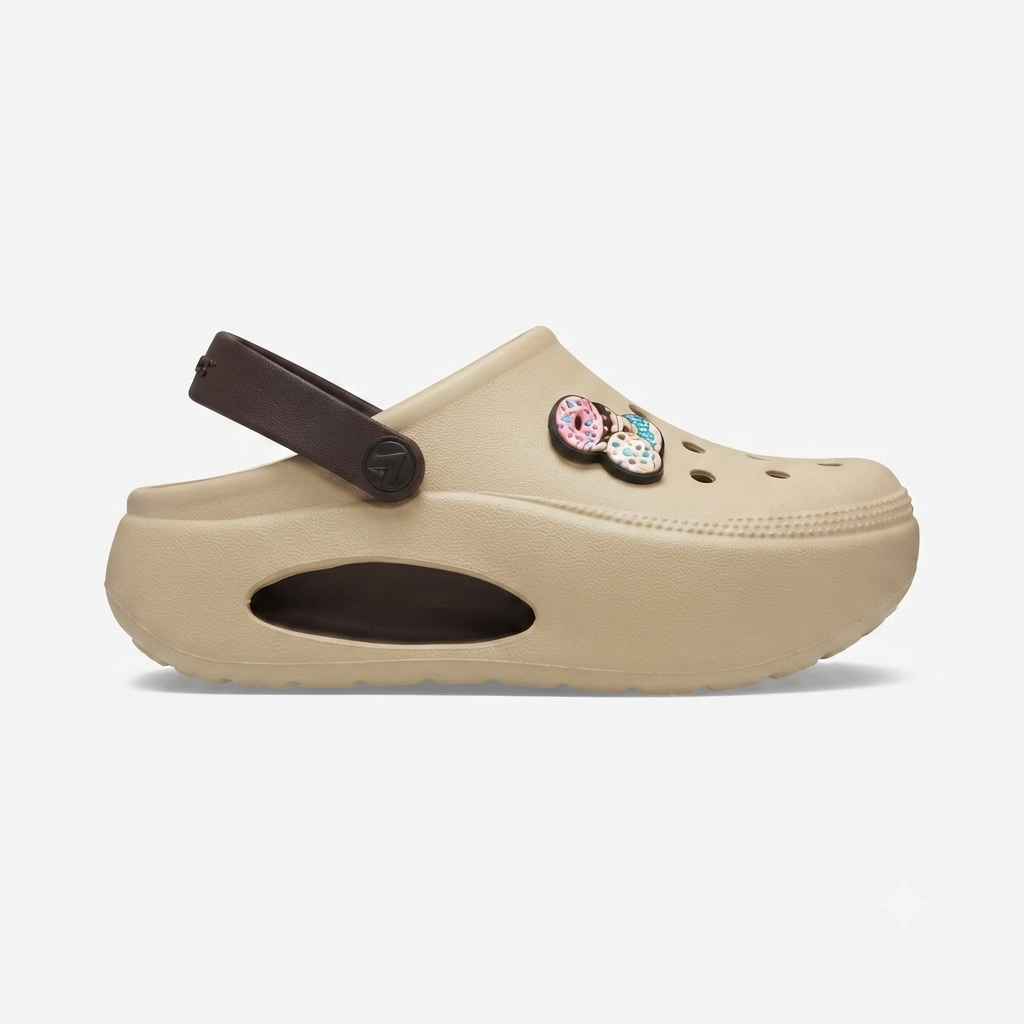 Lightweight EVA Clogs with Synthetic Upper | Cushioned Comfortable Slip-On Footwear with Back Strap | Breathable Casual Clogs for Daily Wear, Walking & Outdoor Use