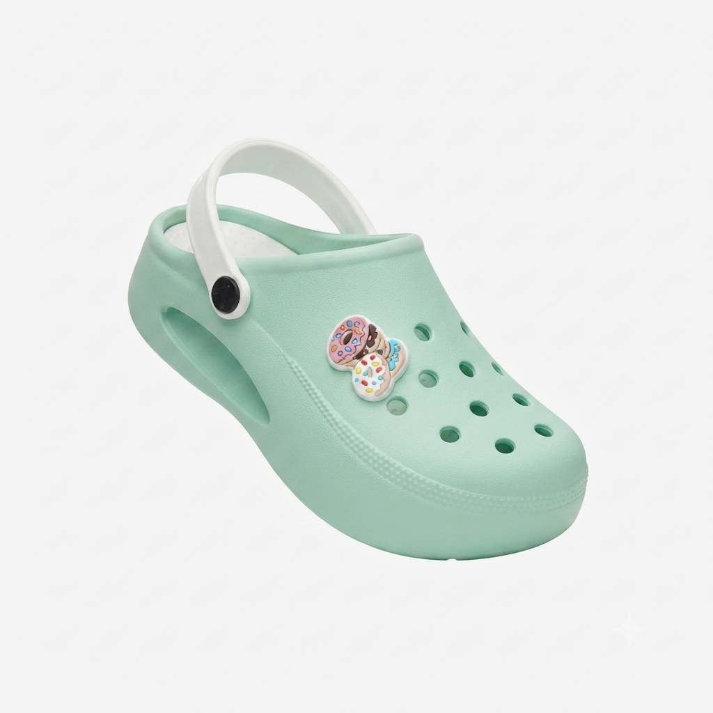 Lightweight EVA Clogs with Synthetic Upper | Cushioned Comfortable Slip-On Footwear with Back Strap | Breathable Casual Clogs for Daily Wear, Walking & Outdoor Use