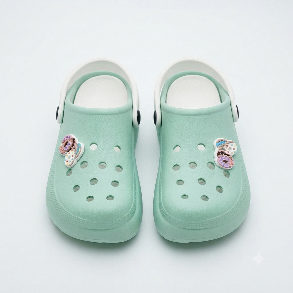 Lightweight EVA Clogs with Synthetic Upper | Cushioned Comfortable Slip-On Footwear with Back Strap | Breathable Casual Clogs for Daily Wear, Walking & Outdoor Use