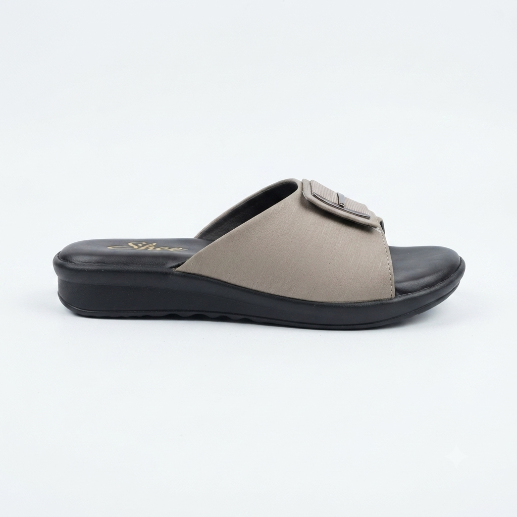 Women's Fashion Cushioned Wedge Sandals | Synthetic Lycra Upper | Airmix Sole | Soft Cushion Padding | Slip-On Open Toe Comfort Sandals for Daily Wear, Casual & Outdoor Use (Copy)