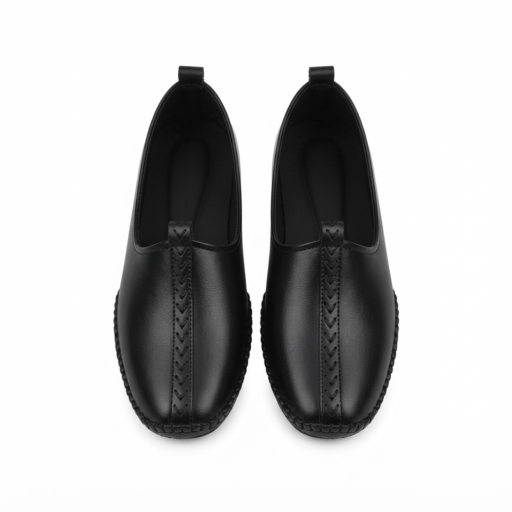 Men's Synthetic Slip-On Loafers For Casual Daily Wear, Cushioned Footbed and Rubber Sole | Stylish Everyday Comfort Shoes for Men