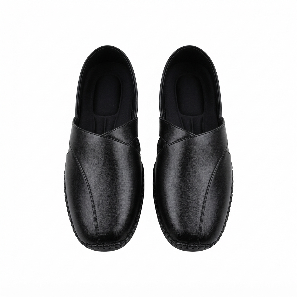 Men's Synthetic Casual Slip-On Loafers , Cushioned Footbed and Rubber Sole | Stylish Everyday Comfort Shoes for Men