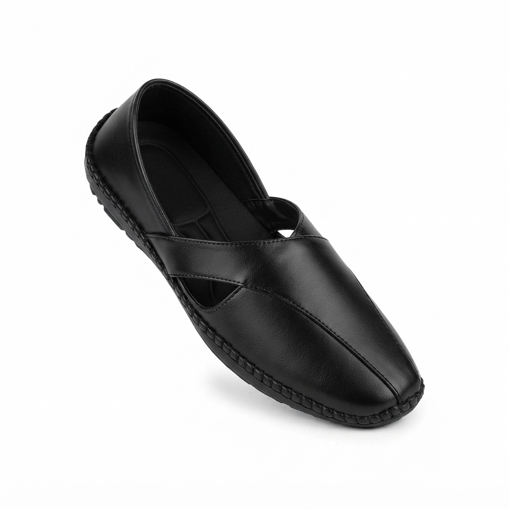 Men's Synthetic Casual Slip-On Loafers , Cushioned Footbed and Rubber Sole | Stylish Everyday Comfort Shoes for Men