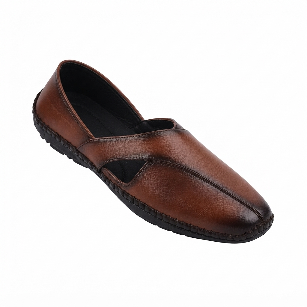 Men's Synthetic Casual Slip-On Loafers , Cushioned Footbed and Rubber Sole | Stylish Everyday Comfort Shoes for Men