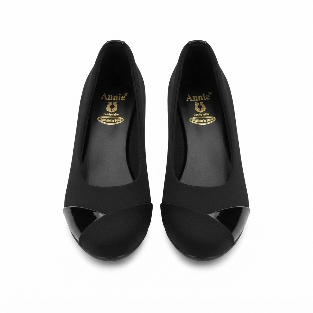 Women's Comfortable Wedge Heel Bellies with Synthetic Lycra Upper, PU Sole & Cushioned Footbed