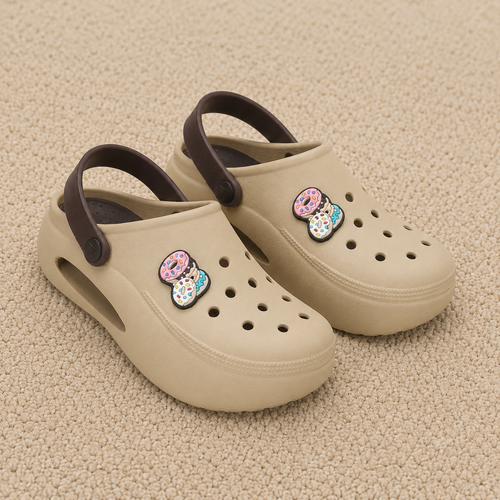 Lightweight EVA Clogs with Synthetic Upper | Cushioned Comfortable Slip-On Footwear with Back Strap | Breathable Casual Clogs for Daily Wear, Walking & Outdoor Use