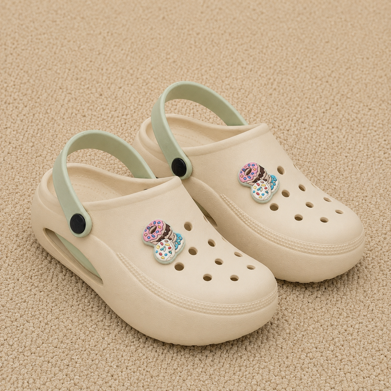 Lightweight EVA Clogs with Synthetic Upper | Cushioned Comfortable Slip-On Footwear with Back Strap | Breathable Casual Clogs for Daily Wear, Walking & Outdoor Use