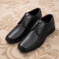 Classic Men's Derby Formal Shoes – Cushioned Comfort with PU Sole
