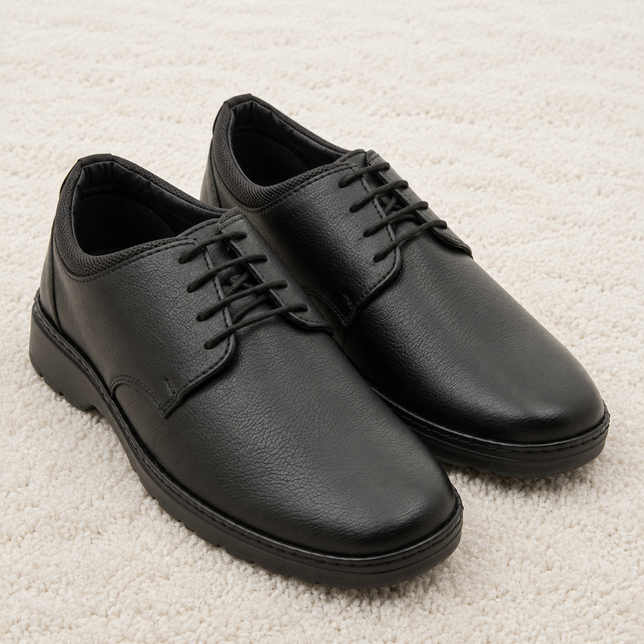 Men’s Orthopedic Casual Lace-Up Shoes with Arch Support & Cushion Padding