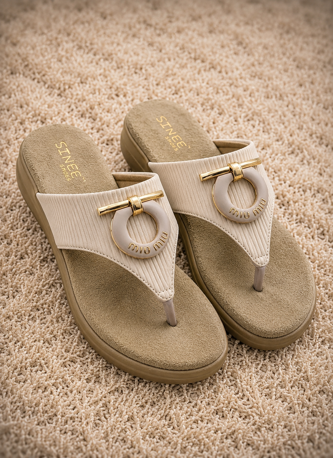 Women's Fashion Thong chapples | Lightweight Air Mix Sole Cushioned Daily Wear Flats