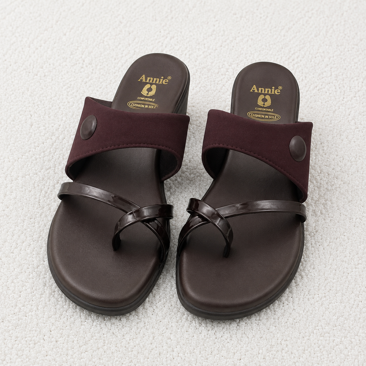 Women’s Comfortable Lycra Slip-On Flats with PU Sole & Cushion Padding