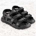 Men's Casual Outdoor Sandals with Synthetic Upper, PU Sole, Cushioned Footbed & Adjustable Hook and Loop Straps