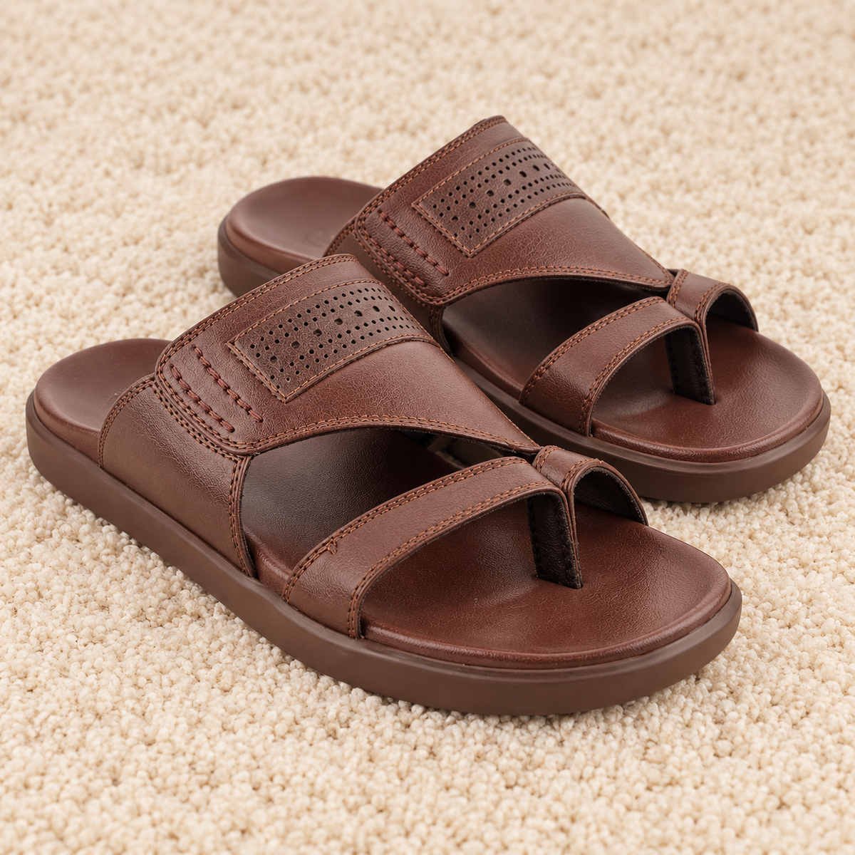 Men's Casual Slip-On chapples with Synthetic Upper, Adjustable Strap, Cushioned Footbed and Lightweight PU Sole (Copy)