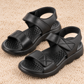 Men's Casual Comfort Sandals with Synthetic Upper, Cushioned Footbed, Adjustable Straps and Lightweight PU Sole