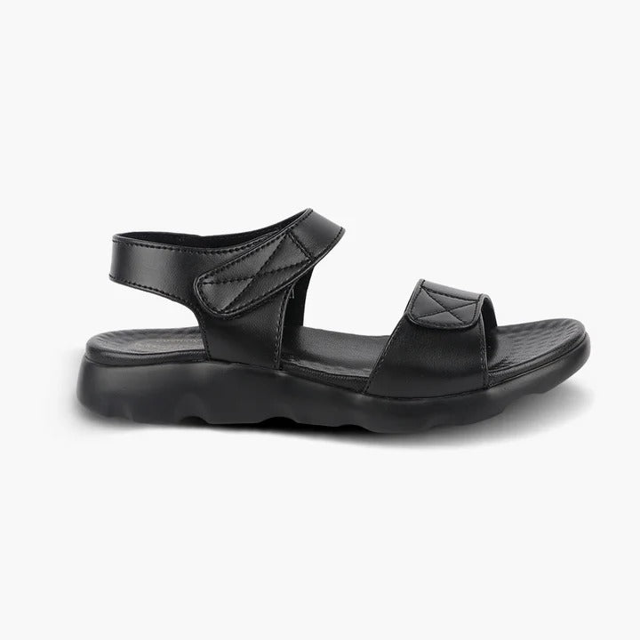 Men's Casual Comfort Sandals with Synthetic Upper, Cushioned Footbed, Adjustable Straps and Lightweight PU Sole