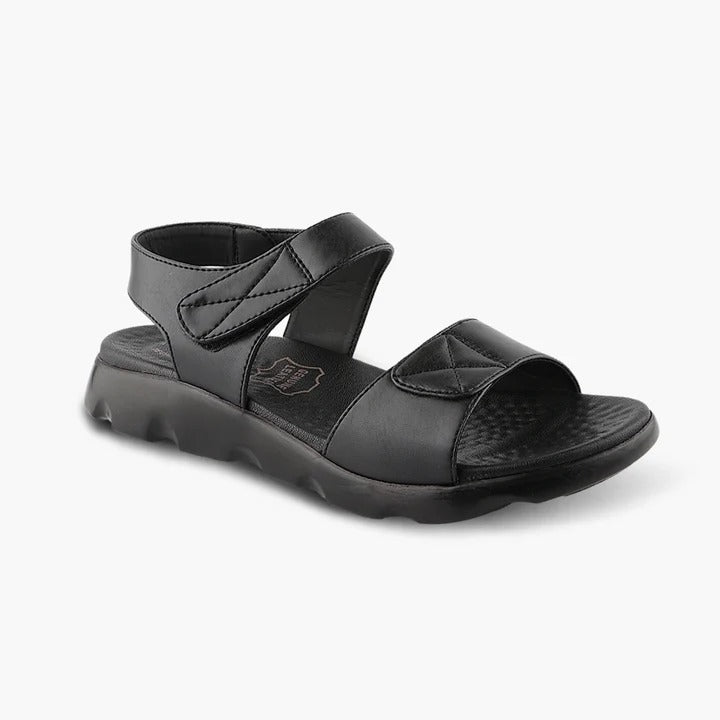 Men's Casual Comfort Sandals with Synthetic Upper, Cushioned Footbed, Adjustable Straps and Lightweight PU Sole