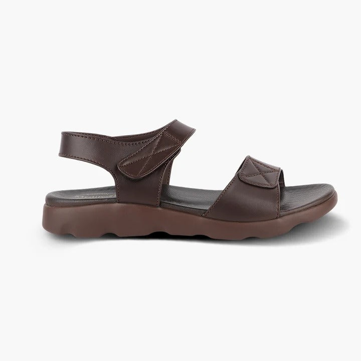 Men's Casual Comfort Sandals with Synthetic Upper, Cushioned Footbed, Adjustable Straps and Lightweight PU Sole